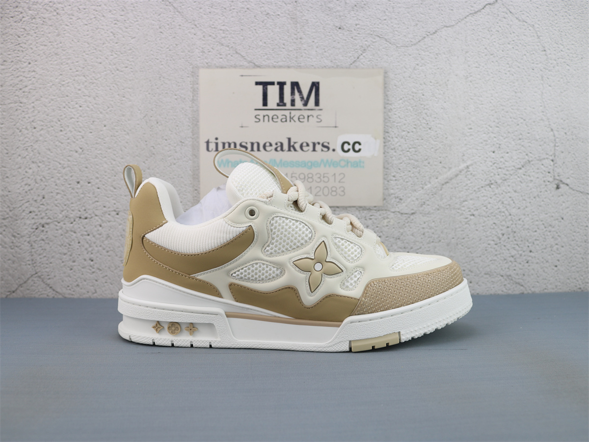 LV Skate Sneaker Beige White